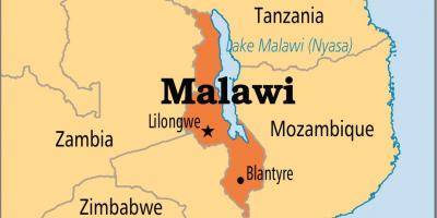 Карта на lilongwe Малави