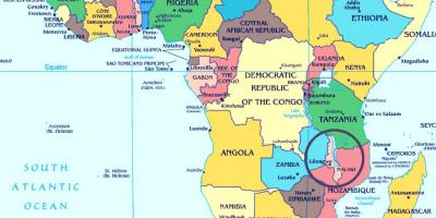 Малави земја во мапата на светот